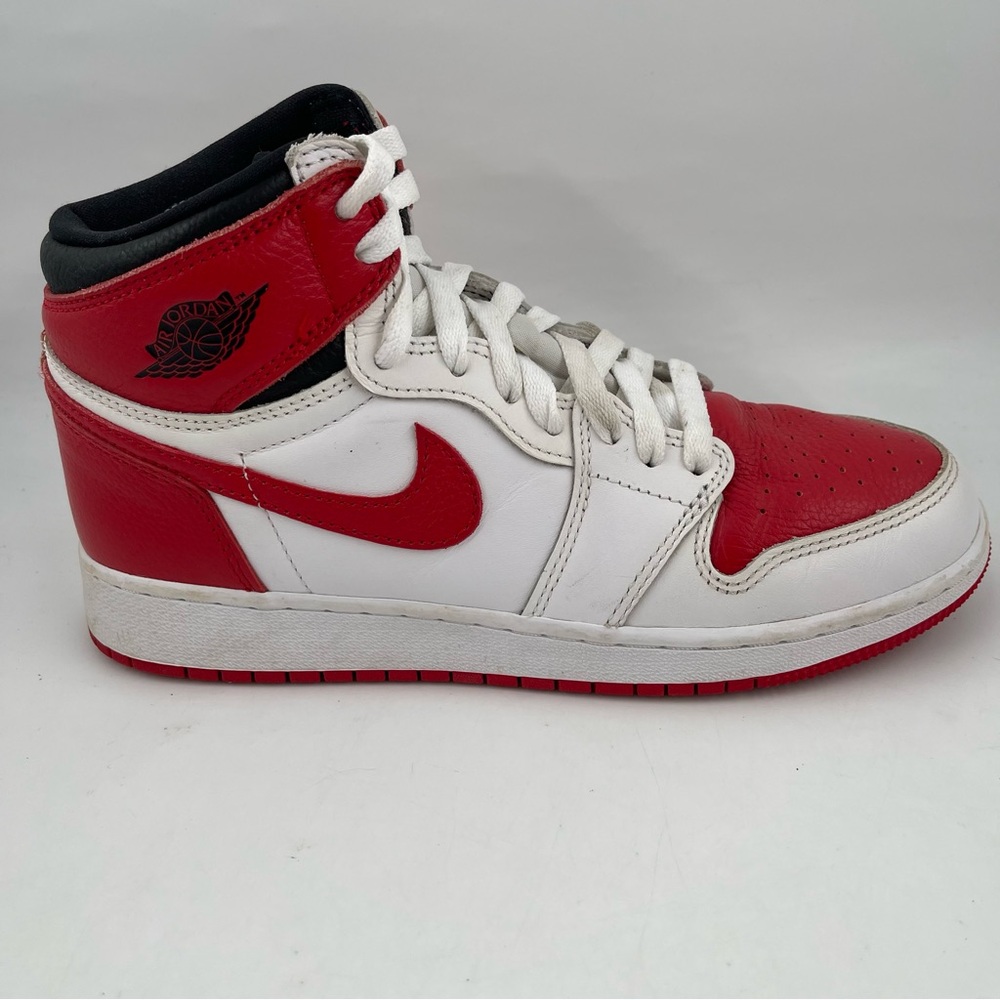 Nike Kid Air Jordan 1 Retro High OG Heritage-SZ 6.5-Red White 575441-161 Sneaker